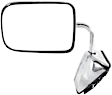 Driver and Passenger Side, Non-Towing, Mirrors, Power Adjust, Non-Heated, Manual Folding, Chrome