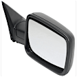 Driver and Passenger Side Mirror, Power Adjust, Heated, Manual Folding, Textured Black, No Signal Light, No Memory, No Puddle Light, No Auto-Dim, No Blind Spot Feature