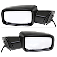 Driver and Passenger Side Mirror, Power Adjust, Heated, Power Folding, Paintable, In-housing Signal Light, No Memory, With Puddle Light, No Auto-Dim, No Blind Spot Feature