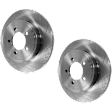 Rear Brake Discs, Plain Surface, Solid