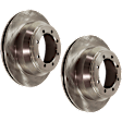 Rear Brake Disc, Plain Surface, Vented, For Models with Dual Rear Wheels