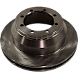 Rear Brake Disc, Plain Surface, Vented, For Models with Dual Rear Wheels