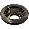 Rear Brake Disc, Plain Surface, Vented, For Models with Dual Rear Wheels