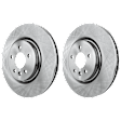 Front Brake Discs, Plain Surface, Vented, 5 Lugs, 12.8 in., Pro-Line Series