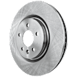 Front Brake Discs, Plain Surface, Vented, 5 Lugs, 12.8 in., Pro-Line Series