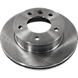 Front Brake Disc, Natural Finish, Plain Surface, Vented, 5 Lugs, 284.48 mm, 2.7L, 5Cyl