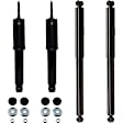 Front and Rear, Driver and Passenger Side Shock, 4WD
