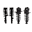 Front and Rear, Driver and Passenger Side Fully Loaded Strut, FWD