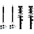 Front and Rear, Driver and Passenger Side Shock and Fully Loaded Strut, AWD
