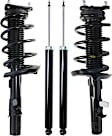 Front and Rear, Driver and Passenger Side Shock and Fully Loaded Strut