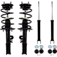 Front and Rear, Driver and Passenger Side Shock and Fully Loaded Strut
