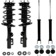 Front and Rear, Driver and Passenger Side Shock and Fully Loaded Strut