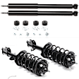 Front and Rear, Driver and Passenger Side Shock and Fully Loaded Strut