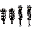 Front and Rear, Driver and Passenger Side Fully Loaded Strut