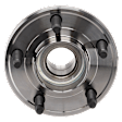Front, Driver and Passenger Side Wheel Hub, 5 Lugs, With Bearing