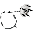 Front, Driver and Passenger Side Wheel Hub, 5 Lugs, With Bearing, With Sensor