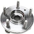 Front and Rear, Driver and Passenger Side Wheel Hub, 5 Lugs, With Bearing, FWD