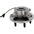 2-Wheel Set Front, Driver and Passenger Side Wheel Hubs, With Bearing, With Sensor, RWD, 6 Lugs