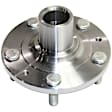 4-Wheel Set Front and Rear, Driver and Passenger Side Wheel Hubs, 5 Lugs, With Bearings, FWD