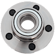 2-Wheel Set Front, Driver and Passenger Side Wheel Hubs, With Bearing, Without ABS Brakes