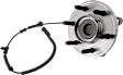 Front and Rear, Driver and Passenger Side Wheel Hub, 6 Lugs, With Bearing, With Sensor, RWD, 5.4L, 8Cyl