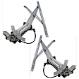 2002 Ford Mustang - Coupe Front, Driver and Passenger Side Power Window Regulator, With Motor