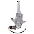 Front, Driver and Passenger Side Power Window Regulator, With Motor