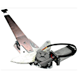 Front, Driver and Passenger Side Power Window Regulator, With Motor