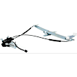 Front, Driver and Passenger Side Power Window Regulator, With Motor