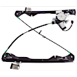 Front And Rear, Driver Side Power Window Regulator, With Motor