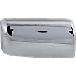 Driver and Passenger Side Mirror Cover, Chrome, Upper Cap, Towing