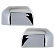 Driver and Passenger Side Mirror Covers, Chrome