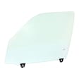 Front, Driver and Passenger Side Door Glasses, Green Tint, Replaces NAGS No. DD10382 GTYN, DD10383 GTYN