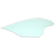 Front, Driver and Passenger Side Door Glasses, Green Tint, Replaces NAGS No. DD10464 GTNN, DD10465 GTNN