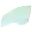 Front, Driver and Passenger Side Door Glasses, Green Tint, Replaces NAGS No. DD09522 GTNN, DD09523 GTNN
