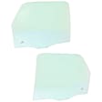 2001-2007 Ford Escape - Rear, Driver and Passenger Side Door Glasses, Green Tint, Green Tint, 4-Door, Sport Utility, Replaces NAGS No. DD09753 GTNN, DD09754 GTNN