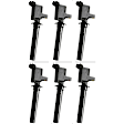 Ignition Coils, Set Of 6, 6 Cylinder, 3.0 Liter Engine, Direct Ignition