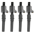 Ignition Coils, Set of 4, 8 Cyl., 4.6/5.4L Engines, With Curve Coil Boot