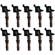 Ignition Coils, Set Of 10, For Models with Brown Coil Boots