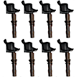 Ignition Coils, Set Of 8, For Models with Brown Coil Boots
