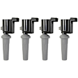 Ignition Coil, Set of 4, 2.0/2.5L, 4 Cyl. Engine, 2 Prong Connector