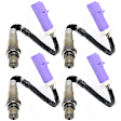 Before and After Catalytic Converter Oxygen Sensor, Set of 4, 4-wire