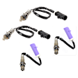 Before and After Catalytic Converter Oxygen Sensor, Set of 4, 4-wire