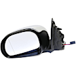 Driver and Passenger Side Mirrors, Power, Manual Folding, Heated, Chrome, No Signal Light, No Memory, No Puddle Light, No Auto-Dimming, No Blind Spot Feature