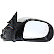 Driver and Passenger Side Mirrors, Power, Manual Folding, Heated, Chrome, No Signal Light, No Memory, No Puddle Light, No Auto-Dimming, No Blind Spot Feature