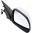 Driver and Passenger Side Mirrors, Power, Manual Folding, Heated, Chrome, No Signal Light, No Memory, No Puddle Light, No Auto-Dimming, No Blind Spot Feature