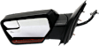 Driver and Passenger Side Mirrors, Non-Towing, Power Adjust, Power Folding, Heated, Paintable, In-housing Signal Light, With memory, With Puddle Light, No Auto-Dimming, No Blind Spot Feature