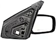 Driver and Passenger Side Mirrors, Power Adjust, Manual Folding, Heated, Paintable, No Signal Light, No Memory, With Puddle Light, No Auto-Dimming, No Blind Spot Feature