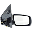 Driver and Passenger Side Mirrors, Power Adjust, Manual Folding, Heated, Paintable, No Signal Light, With memory, With Puddle Light, No Auto-Dimming, No Blind Spot Feature