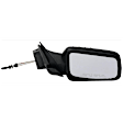 Driver and Passenger Side Mirror, Manual Adjust, Lever Control, Non-Folding, Non-Heated, With (2) Paintable and (2) Textured Black Cap, Without Blind Spot Feature, S Model, Sedan